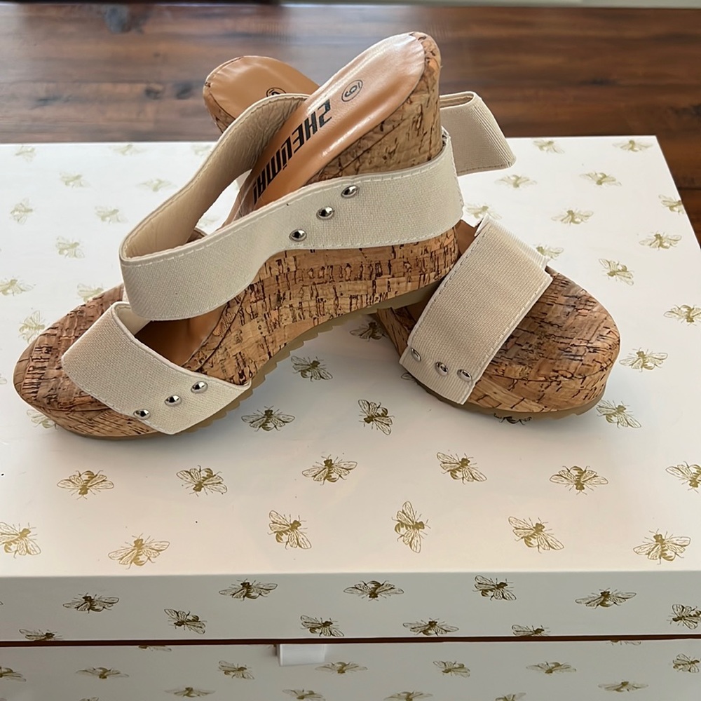 Boutique Strap Wedge Sandals